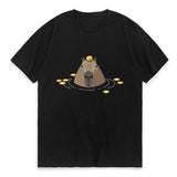 Funny Capybara Cotton T-Shirts Animal Print Men Women