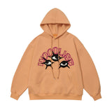 Men Hoodie Eyes Embroidered Hoodie Men
