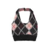 Women Vest Halterneck Vest Girls' Summer Outer Wear Sling Short Top