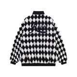 Men Cotton Mixed Jacket Coat Berber Fleece Coat Men's Autumn and Winter Loose Cotton Coat
