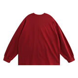 Men Hoodie Printed Crew Neck Sweatshirt Men's Loose Sports Autumn Top