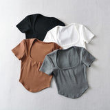 Women's T-Shirt Short-Sleeved T-shirt Women's Summer Slim Fit