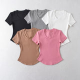 Women's T-Shirt Short-Sleeved T-shirt Women's Short Summer Top