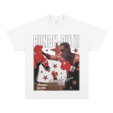 Mike Tyson T Shirt Boxer Retro Short Sleeve