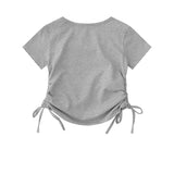 Women's T-shirt Short-Sleeved T-shirt Women's Short Summer Exposed Navel