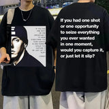 Rapper Eminem Music Album T Shirt World Tour