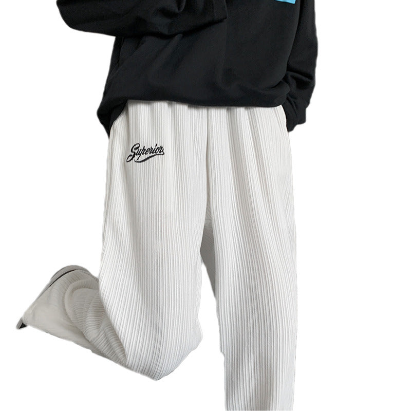 Men Sweatpants Corduroy Pants Men's Loose Casual