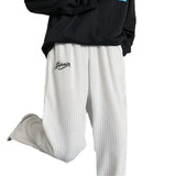 Men Sweatpants Corduroy Pants Men's Loose Casual