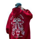 Men Hoodie Sweater Men Autumn and Winter Fashion Brand Loose Hooded Coat