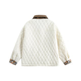 Unisex Jacket Winter Cable Stitching Cotton Jacket