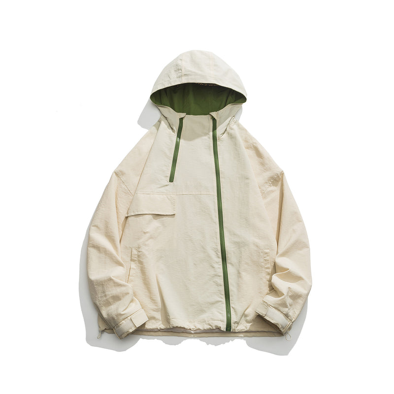 Unisex Sweatshirt Autumn Vintage Shell Jacket