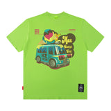 Men T Shirt Short Sleeve T-shirt Male and Female Trendy Brand Printed Loose Hip Hop