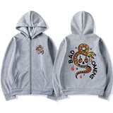 Limited Edition Bad Omens Band Graphic Zipper Hoodie