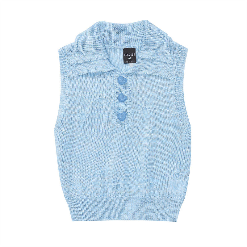 Women Sweater Vest Women's Love Casual Sweater