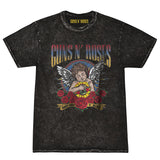 Guns N' Roses We're Back Retro Street Style Printed Washed