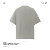 American vintage street T-shirt pure cotton retro men's and women's summer loose half sleeves