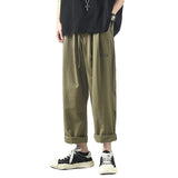 Men Sweatpants Summer Men's Overalls Simple, Loose and Versatile Casual Pants