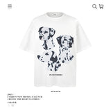 American vintage street T-shirt vintage cotton men and women summer