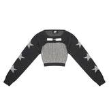 Women Sweater Short Knitwear for Girls Autumn XINGX Top