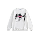 Unisex Hoodie Design Fashion Brand National Fashion Crew Neck Pullover Sweatshirt Men and Women