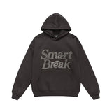 Men Fleece Lined Hoodie Autumn and Winter Embroidery Letter Hooded Sweater Men Oversize Loose Casual
