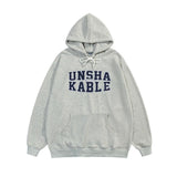 Men Hoodie Letter Embroidered Hoodie Oversize Street Trend Loose Casual Long Sleeves Pullover Hoodie