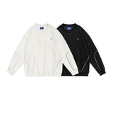 Unisex Hoodie All-Match Top Loose Crew Neck Sweater Coat Men