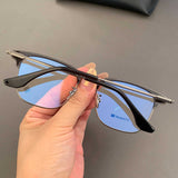 CHH Chrome Hearts Glasses Pure Titanium Ultra Light Vintage Large Frame Eyebrow Frame Glasses Frame