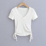 Women T-Shirt Workout Clothes Spring and Summer Sports Tight T-shirt for Women