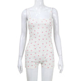 Women Jumpsuit Suspender Jumpsuit Fashion Printing