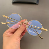 CHH Chrome Hearts Glasses Round Titanium Glasses Frame