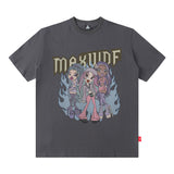 Men T Shirt Cartoon Short Sleeve T-shirt Men's and Women's Ins Fashion Brand American