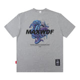 Men T Shirt Printed Half Sleeve Bottoming Summer Casual Short Sleeve T-shirt Men and Women