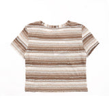 Women T-shirt Short-Sleeved T-shirt for Girls Summer Affixed Cloth Embroidered