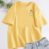 Pocket Subaru Duck T-shirt for Women Men Funny Graphic