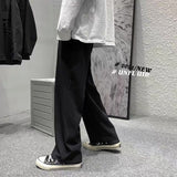 Men Sweatpants Men's Casual Baggy Straight Trousers Spring Mopping