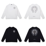 Chh Chrome Heart Long Sleeve Shirt Unisex Fashion Loose Long Sleeve Shirt