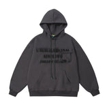 Men Hoodie Letters Printed Loose Sweatshirt Autumn and Winter
