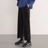 Palazzo Pants Autumn and Winter Brown Woolen Casual Wide-Leg Pants for Women