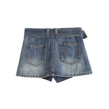 Women Skirt Denim Women's Summer Hip-Wrapped Short Skirt