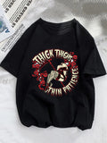 Women's Clothing Printing Fashion Short Sleeved Clothing