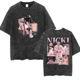 Nicki Minaj Vintage Washed T Shirt Gag City Pink Friday