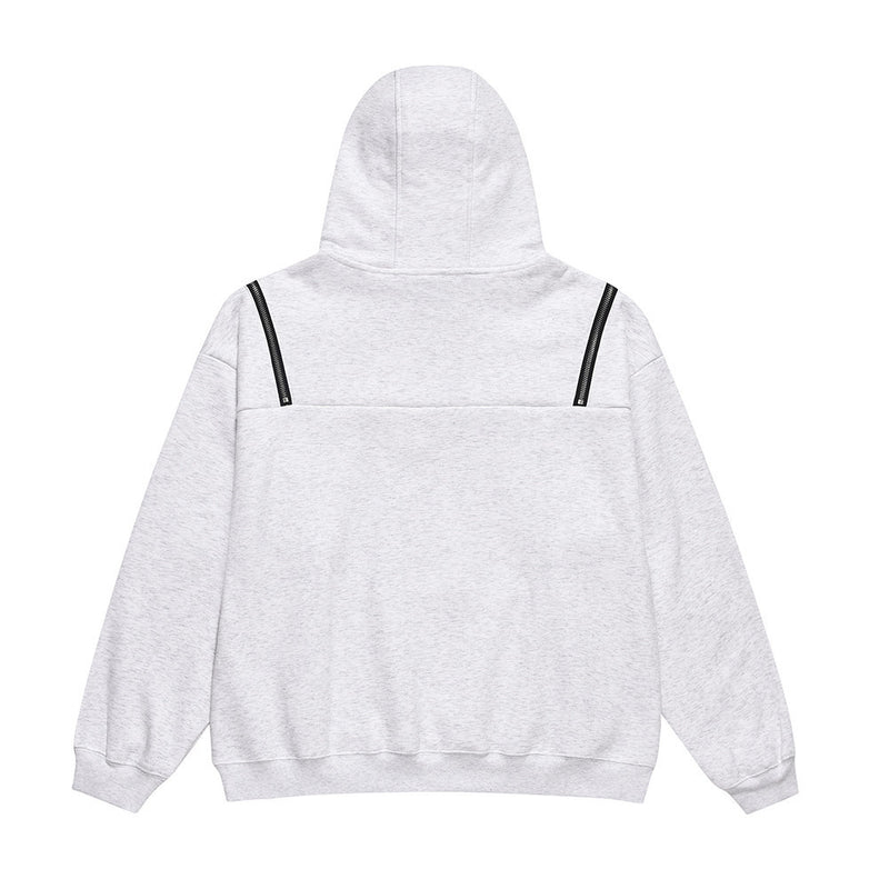 Men Fleece Lined Hoodie Sweater Men's Winter Hooded Pullover Fashion Brand High Street Vibe Loose