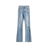 Unisex Pants Autumn Workwear Skinny Jeans