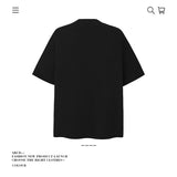 American vintage street T-shirt retro men's loose top