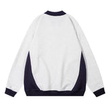 Men Hoodie Lapel Sweater Boys Letter Print Spring and Autumn Loose Casual Pullover