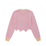 Women Sweater Short Sweater for Girls Autumn Crew Neck Casual Long Sleeve Sweater
