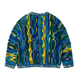 Kapital Sweater Pingtian Hehong Style Japanese Loose Pop Contrast Color Knitted Retro Crew Neck Sweater
