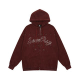 Men Hoodie Hooded Jacket Men's Loose Sweater Long Sleeve Autumn