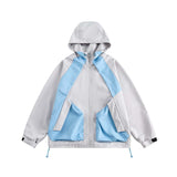 Unisex Jacket Fall Organ Side Contrast Color Shell Jacket Women's Clothing